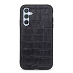 For Samsung Galaxy A54 5G Crocodile Texture Genuine Leather Phone Case(Black)