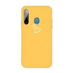 For Galaxy A11 / M11 Frosted Candy-Colored Ultra-thin TPU Phone(Yellow)