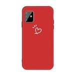 For Galaxy A81 / Note 10 Lite Frosted Candy-Colored Ultra-thin TPU Phone(Red)