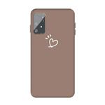 For Galaxy A91 / S10 Lite Frosted Candy-Colored Ultra-thin TPU Phone(Khaki)