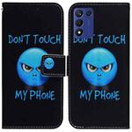 For Realme Q3S / Q3T / 9 SE / 9 5G Speed Coloured Drawing Flip Leather Phone Case(Anger)