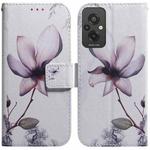 For Xiaomi Redmi 11 Prime 4G Coloured Drawing Flip Leather Phone Case(Magnolia Flower)