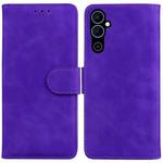 For Tecno Pova Neo 2 Skin Feel Pure Color Flip Leather Phone Case(Purple)