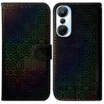 For Infinix Hot 20s Colorful Magnetic Buckle Leather Phone Case(Black)