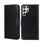 For Samsung Galaxy S23 Ultra 5G Crystal Texture Leather Phone Case(Black)