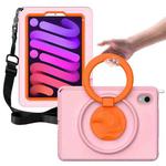 For iPad mini 6 EVA + PC Shockproof Tablet Case with Waterproof Frame(Pink)