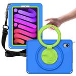 For iPad mini 6 EVA + PC Shockproof Tablet Case with Waterproof Frame(Blue)
