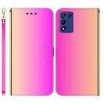 For Realme Q3S / Q3T / 9 SE / 9 5G Speed Imitated Mirror Surface Leather Phone Case(Gradient Color)