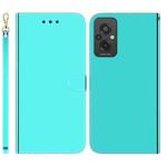 For Xiaomi Redmi 11 Prime 4G Imitated Mirror Surface Leather Phone Case(Mint Green)