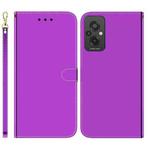For Xiaomi Redmi 11 Prime 4G Imitated Mirror Surface Leather Phone Case(Purple)