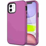 For iPhone 11 Shockproof PC + TPU Protective Phone Case(Dark Purple)