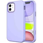For iPhone 11 Shockproof PC + TPU Protective Phone Case(Light Purple)