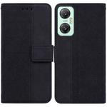 For Infinix Hot 20 5G Geometric Embossed Leather Phone Case(Black)