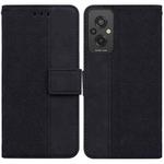 For Xiaomi Redmi 11 Prime 4G Geometric Embossed Leather Phone Case(Black)