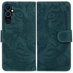 For Tecno Pova Neo 2 Tiger Embossing Pattern Leather Phone Case(Green)