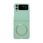 For Samsung Galaxy Z Flip3 5G Skin Feel MagSafe Magnetic Phone Case(Mint Green)