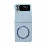 For Samsung Galaxy Z Flip4 Skin Feel MagSafe Magnetic Phone Case(Blue)