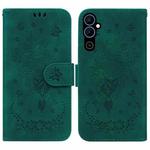 For Tecno Pova Neo 2 Butterfly Rose Embossed Leather Phone Case(Green)