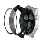 For Huawei GT3 Pro 46mm 2 in 1 PC Frame + Tempered Glass Film Watch Protective Case(Black)