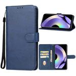 For Realme 10 Pro Leather Phone Case(Blue)