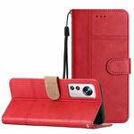 For Xiaomi 12 Pro Business Style Cowhide Texture Leather Phone Case(Red)