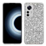 For Xiaomi 12T Pro Glitter Powder Shockproof TPU Protective Case(Silver)