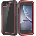 For iPhone SE 2020 & 8 & 7 Frame Series TPU + PC Dust-proof Scratch-proof Drop-proof Protective Case(Red)
