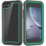 For iPhone SE 2020 & 8 & 7 Frame Series TPU + PC Dust-proof Scratch-proof Drop-proof Protective Case(Dark Green)