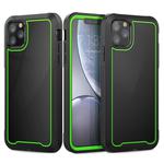 For iPhone 11 Pro Frame Series TPU + PC Dust-proof Scratch-proof Drop-proof Protective Case(Green)