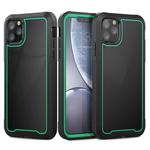 For iPhone 11 Pro Frame Series TPU + PC Dust-proof Scratch-proof Drop-proof Protective Case(Dark Green)