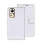 For Infinix Note 12 idewei Crazy Horse Texture Leather Phone Case(White)