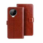 For Infinix Note 12 Pro 4G idewei Crazy Horse Texture Leather Phone Case(Brown)