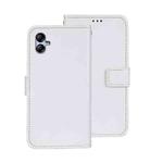 For Samsung Galaxy A04e 4G idewei Crazy Horse Texture Leather Phone Case(White)