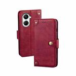 For Huawei nova 10 SE idewei Retro Texture Leather Phone Case(Red)
