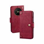 For Honor X40 GT idewei Retro Texture Leather Phone Case(Red)