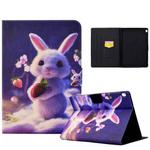 For Lenovo Tab M10 FHD REL Electric Pressed TPU Smart Leather Tablet Case(Strawberry Bunny)