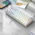 AULA F3061 Wired Mini RGB Backlit Mechanical Keyboard(White)