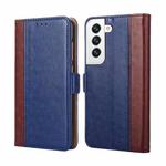 For Samsung Galaxy S23 5G Ostrich Texture Flip Leather Phone Case(Blue)