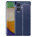 For Realme 10 Pro+ Litchi Texture Shockproof TPU Phone Case(Blue)