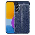 For Samsung Galaxy A54 5G Litchi Texture Shockproof TPU Phone Case(Blue)