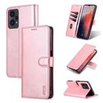 AZNS Skin Feel Calf Texture Flip Leather Phone Case for OPPO K10x 5G / Realme 9 Pro / Realme Q5 / OnePlus Nord CE 2 Lite 5G(Rose Gold)