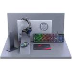 ONIKUMA K16 5 in 1 RGB Magic Light Effect Wired Keyboard Mouse Pad Headphone Holder Set(Black)