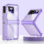 For Samsung Galaxy Z Flip4 GKK Airbag Hinge Shockproof Phone Case(Purple)