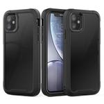 For iPhone 11 Transparent Series Frame TPU + PC Dust-proof Scratch-proof Drop-proof Protective Case(Black)