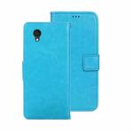 For Alcatel 1 Ultra idewei Crazy Horse Texture Leather Phone Case(Sky Blue)