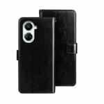 For Huawei nova 10 SE idewei Crazy Horse Texture Leather Phone Case(Black)