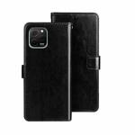 For Huawei nova Y61 4G idewei Crazy Horse Texture Leather Phone Case(Black)