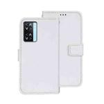 For OPPO A77s idewei Crazy Horse Texture Leather Phone Case(White)