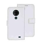 For Oukitel C19 Pro idewei Crazy Horse Texture Leather Phone Case(White)