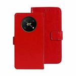 For Honor X40 GT idewei Crazy Horse Texture Leather Phone Case(Red)